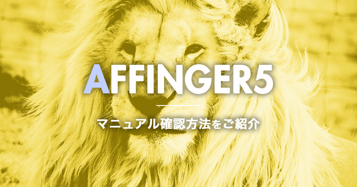 【設定でお困りの方へ】アフィンガー5(AFFINGER5)のマニュアル確認方法を紹介